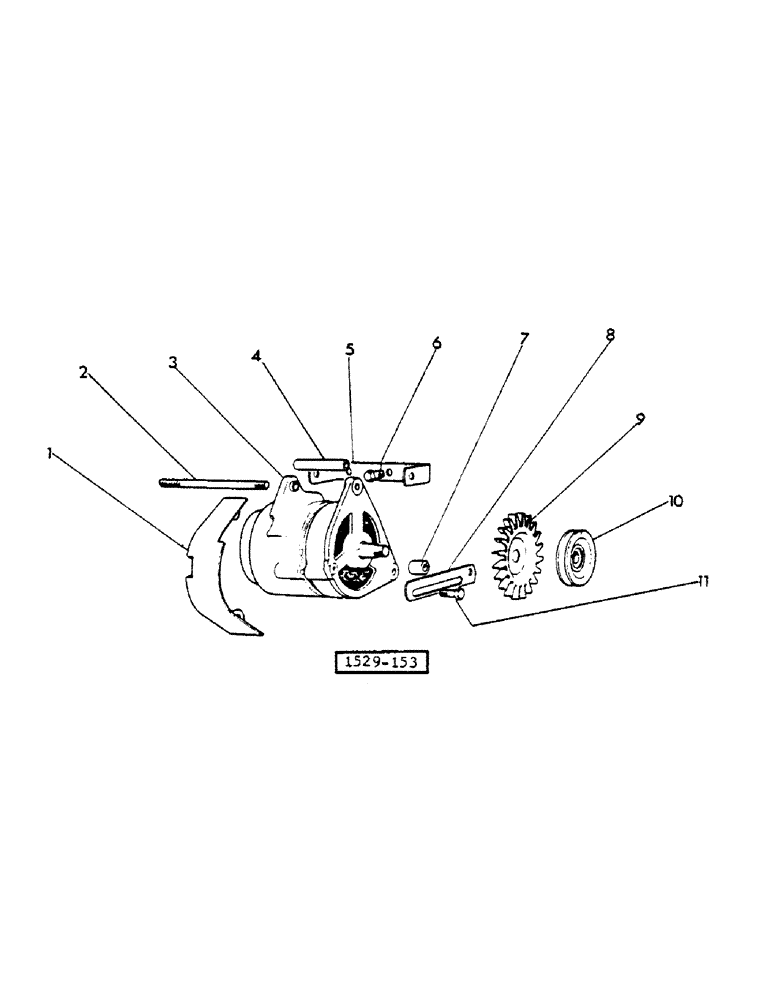 Схема запчастей Case 1529 - (078) - ALTERNATOR (55) - ELECTRICAL SYSTEMS