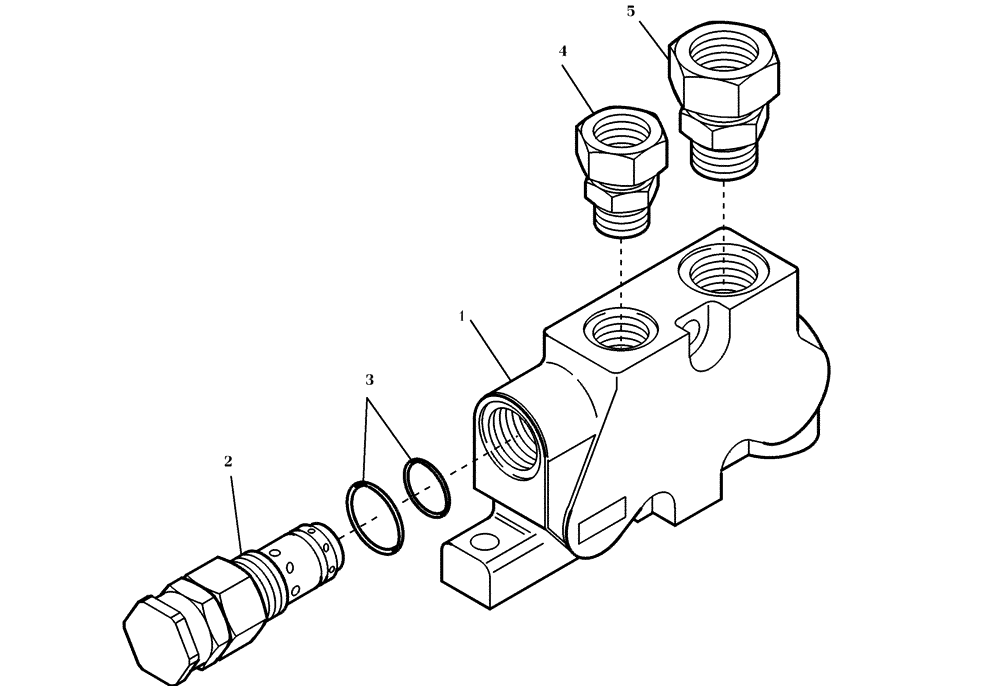 Схема запчастей Case 21D - (23.612[002]) - HYDRAULIC CONTROLS (S/N 561101-UP) No Description