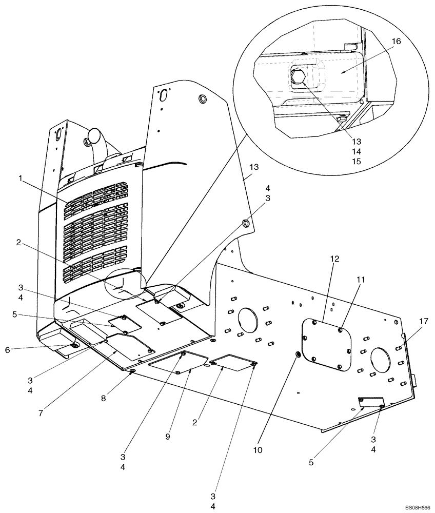 Схема запчастей Case 430 - (09-13) - CHASSIS (09) - CHASSIS