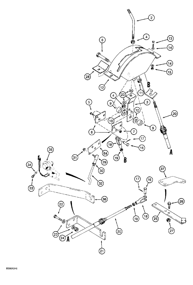 Схема запчастей Case 760 - (09-042) - ATTACHMENT SPEED CONTROL (89) - TOOLS