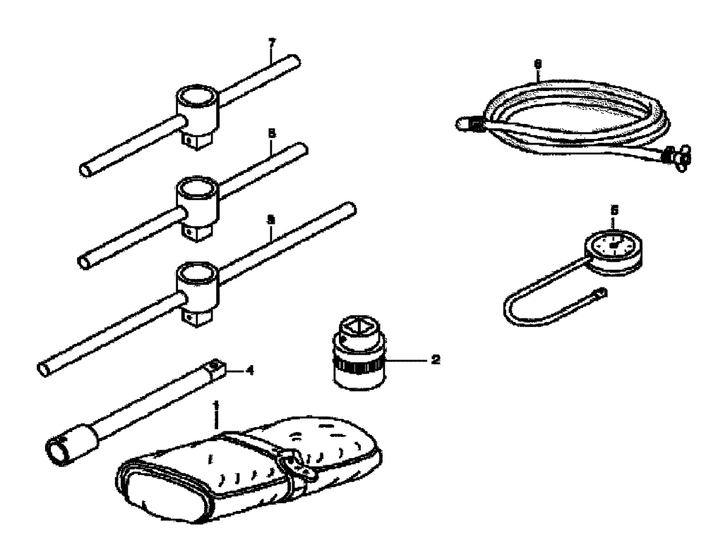 Схема запчастей Case 340B - (98A00001011[001]) - OPTIONAL ACCESSORIES (19) - OPTIONS