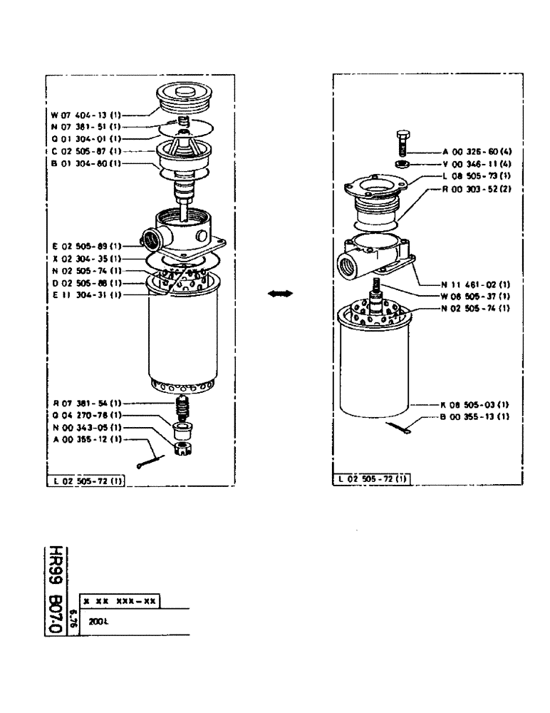 Схема запчастей Case 90CL - (124) - No Description Provided (07) - HYDRAULIC SYSTEM