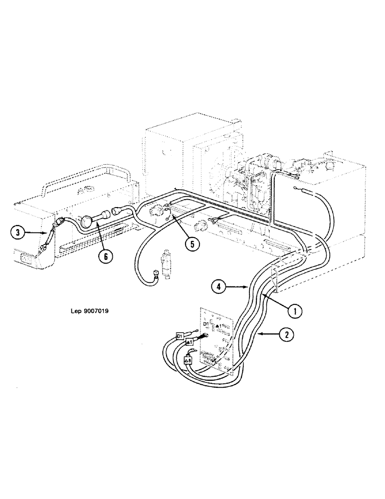 Схема запчастей Case 688C - (4-10) - ENGINE MODULE ELECTRIC CIRCUIT, (10799-) (06) - ELECTRICAL SYSTEMS