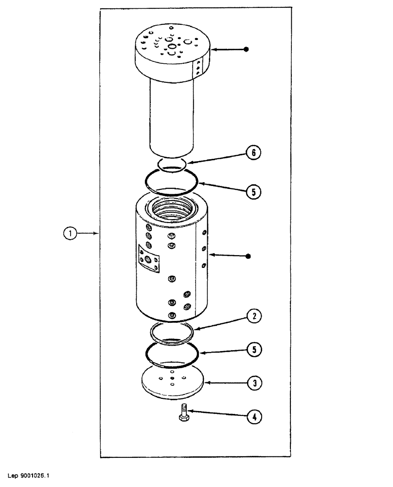 Схема запчастей Case 688B - (64) - TURNING JOINT (04) - UNDERCARRIAGE