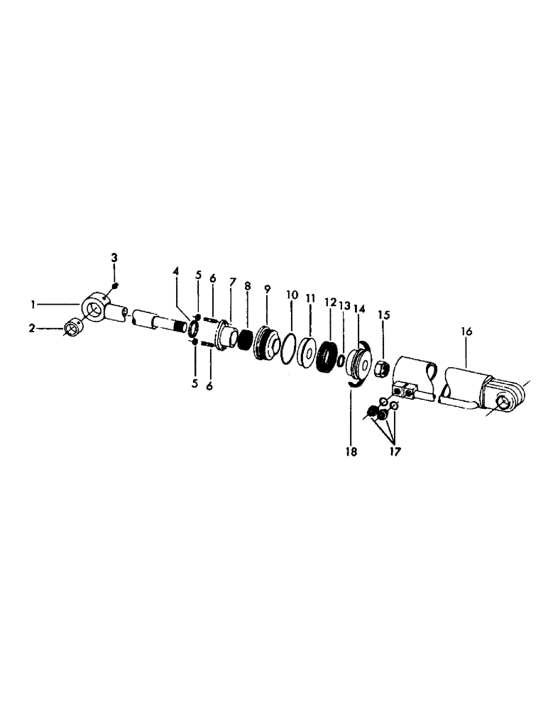 Схема запчастей Case 40EC - (H04) - PULPWOOD CLAM CYLINDERS, (USED ON 5/8 CORD - 3/4 CORD TREE (07) - HYDRAULIC SYSTEM