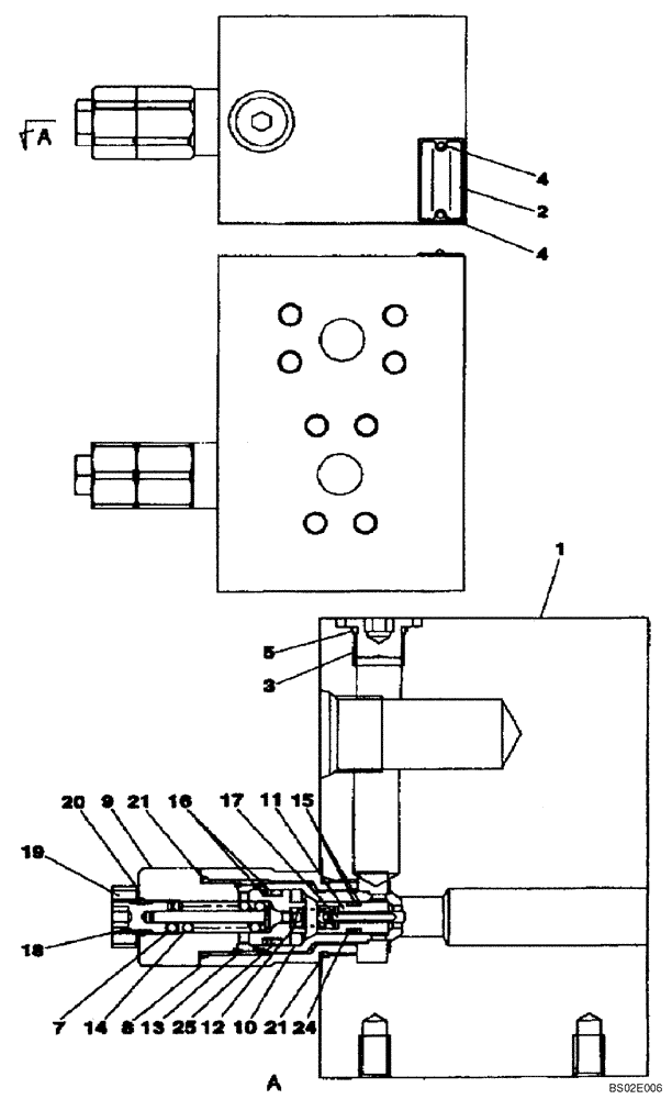 Схема запчастей Case CX160 - (08-92) - MANIFOLD ASSY (08) - HYDRAULICS