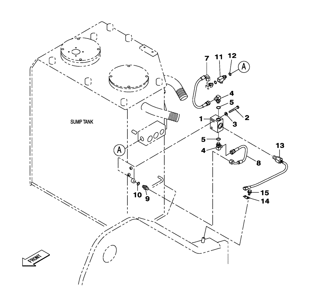 Схема запчастей Case CX210C LC - (35.300.02) - HYDRAULIC RESERVOIR - OPTIONAL (35) - HYDRAULIC SYSTEMS