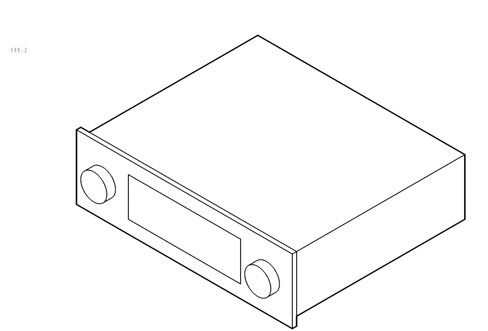 Схема запчастей Case 321D - (32.590[001]) - RADIO INSTALLATION (OPTION) (S/N 591052-UP) No Description