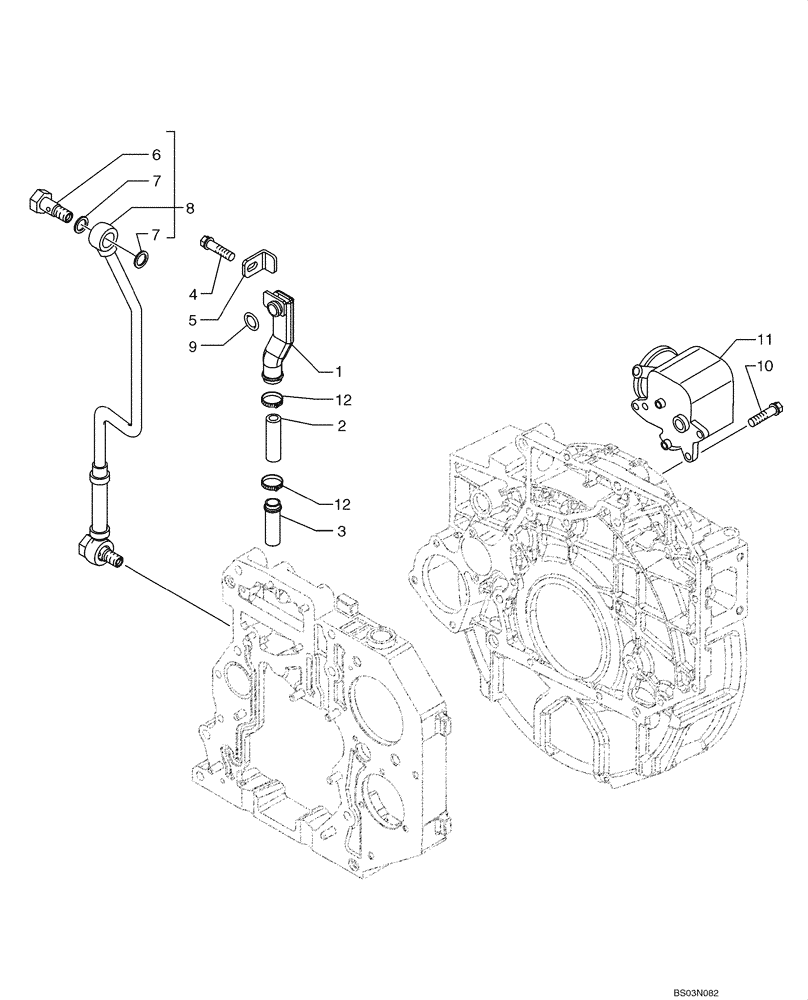 Схема запчастей Case 721D - (02-19) - BREATHER - ENGINE (02) - ENGINE