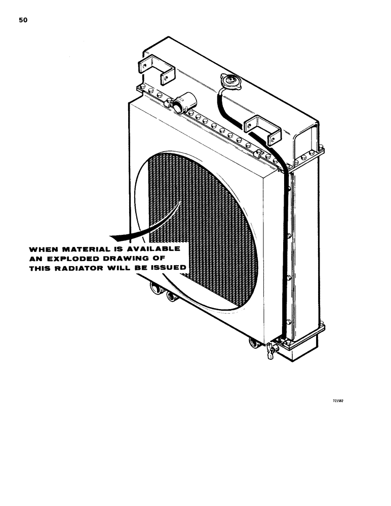 Схема запчастей Case 1150B - (050) - R27203 YOUNG RADIATOR (01) - ENGINE