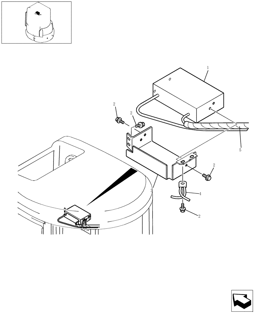 Схема запчастей Case CX22B - (756-01[1]) - RADIO (55) - ELECTRICAL SYSTEMS