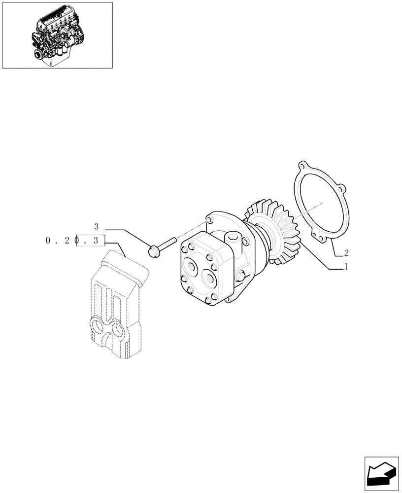 Схема запчастей Case F3BE0684E B003 - (0.20.1[01]) - FUEL PUMP & RELATED PARTS (504050135) 