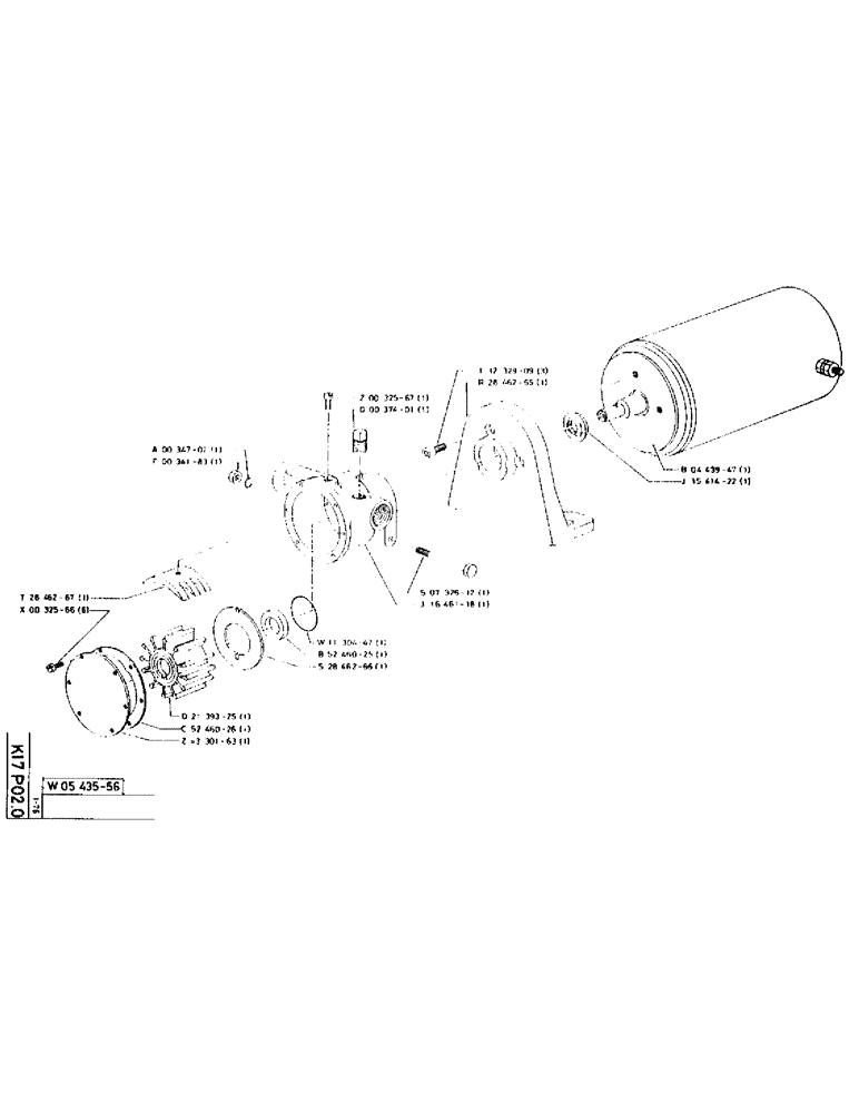 Схема запчастей Case 75P - (156) - NO DESCRIPTION PROVIDED (07) - HYDRAULIC SYSTEM