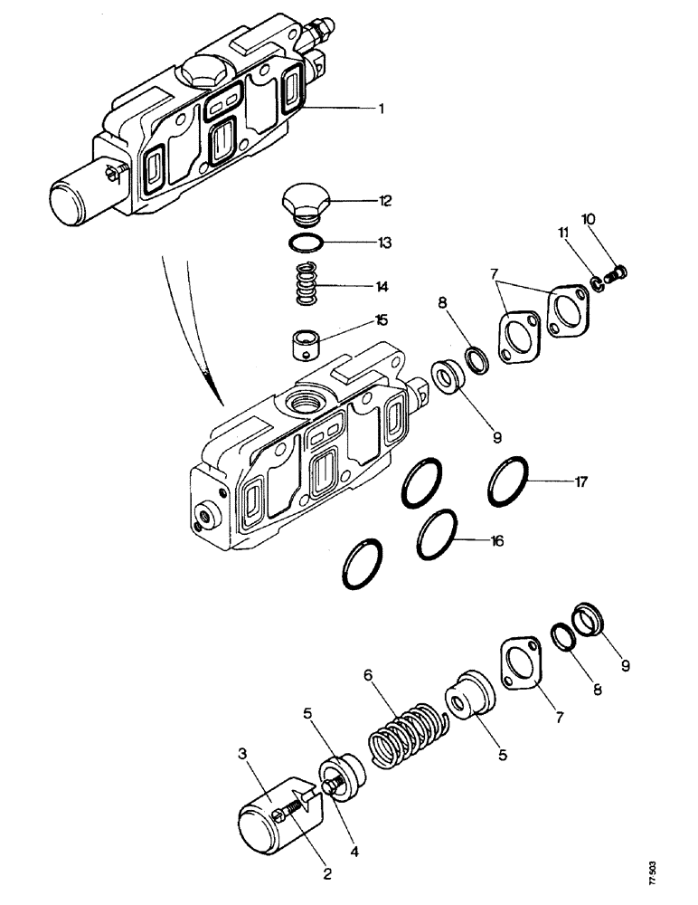 Схема запчастей Case 850 - (J21-1) - 4-IN-1 BUCKET OR DOZER TILT AND ANGLE PITCH SECTION (07) - HYDRAULIC SYSTEM