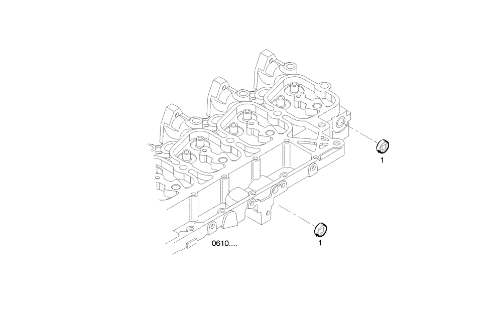 Схема запчастей Case F4GE9454K J604 - (3240.020) - DELIV. HEATING PIPE 