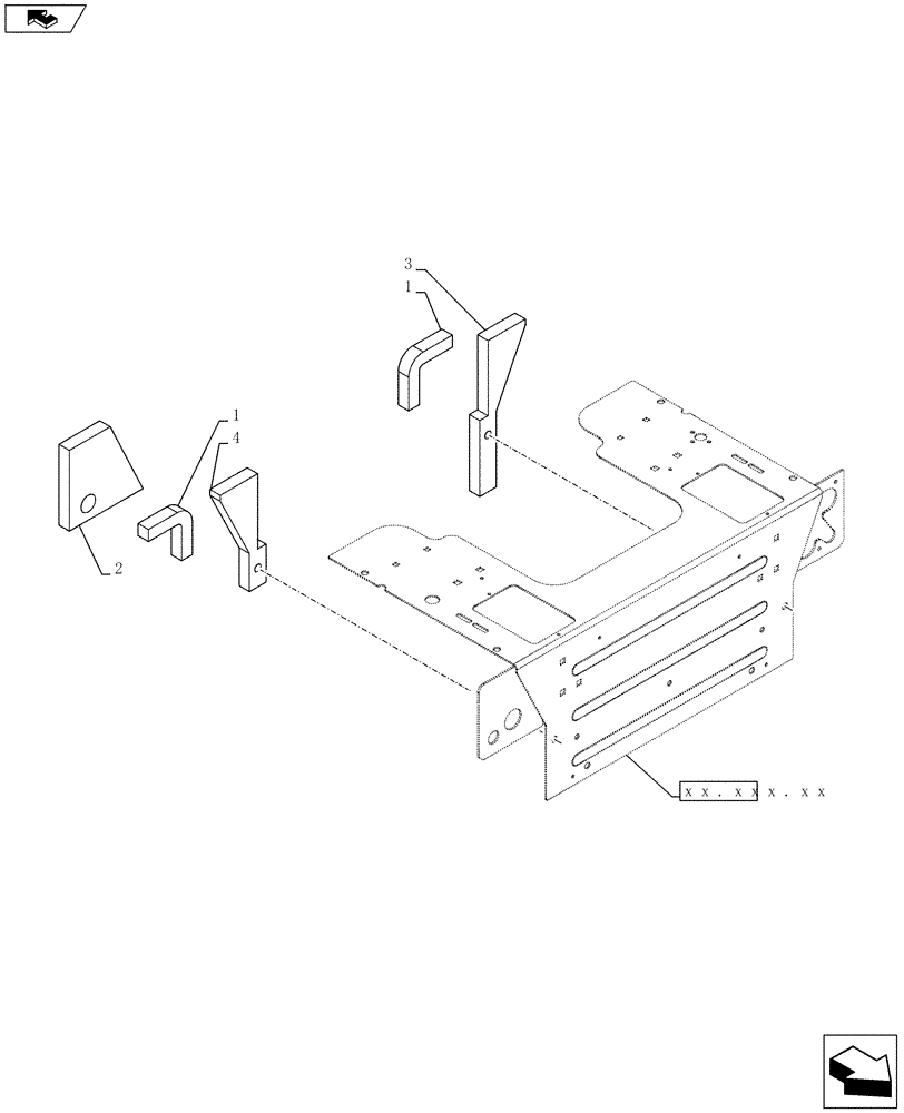 Схема запчастей Case TR320 - (88.100.55[30]) - SEAL PACKAGE, FOAM (ALL CASE) (88) - ACCESSORIES