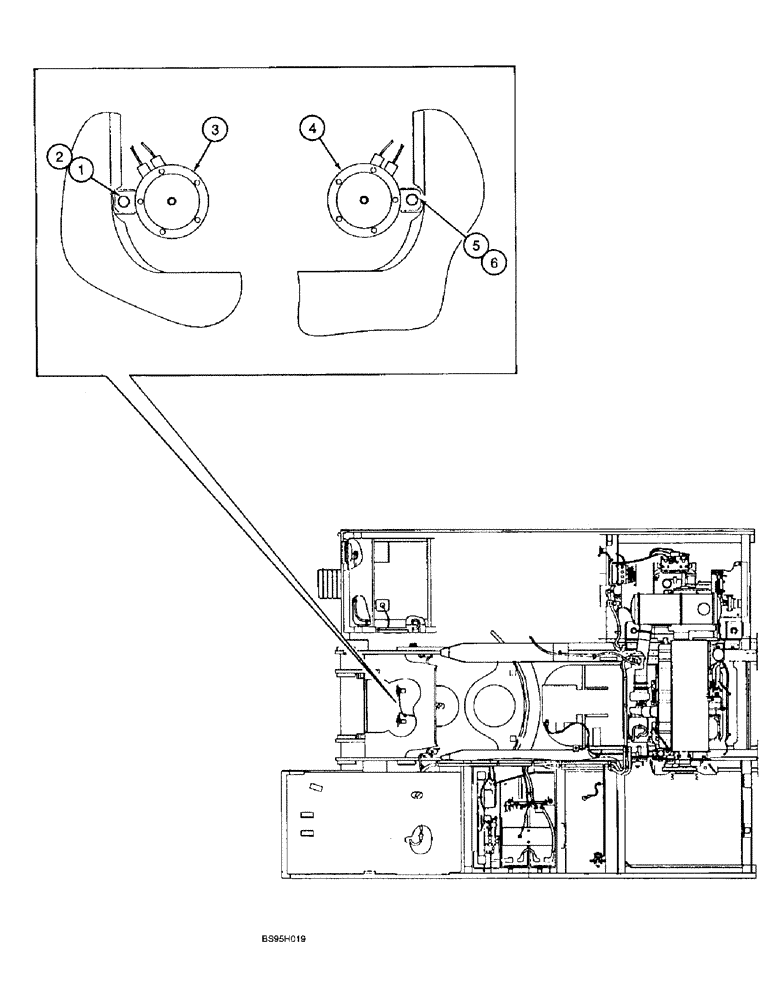 Схема запчастей Case 9060B - (4-30) - ELECTRIC HORNS (04) - ELECTRICAL SYSTEMS