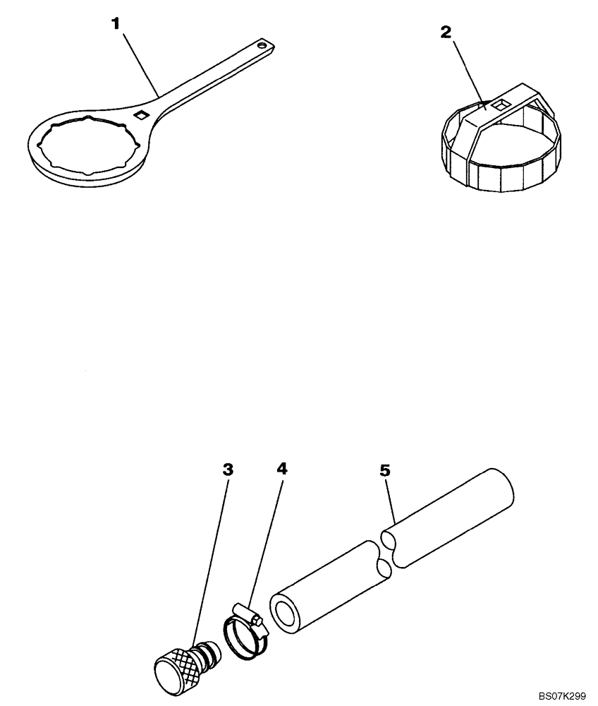 Схема запчастей Case CX75SR - (09-53) - TOOLS (09) - CHASSIS/ATTACHMENTS