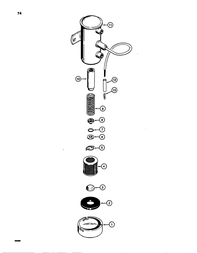 Схема запчастей Case W24C - (074) - L52634 FUEL PUMP (03) - FUEL SYSTEM