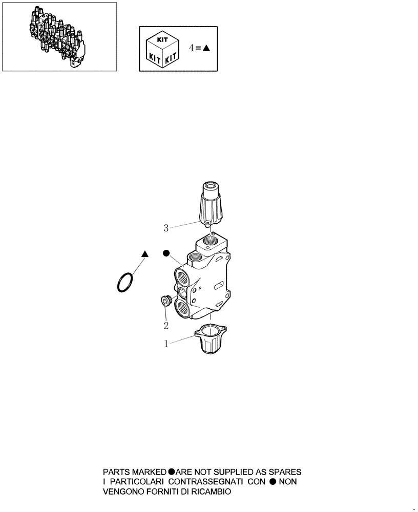 Схема запчастей Case CX27B - (1.050A[10]) - HYDRAULIC CONTROL VALVE - COMPONENTS (TRAVEL L/H) (01) - Section 1