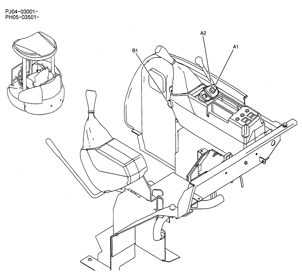 Схема запчастей Case CX50B - (02-089) - KEY ASSEMBLY (05) - SUPERSTRUCTURE