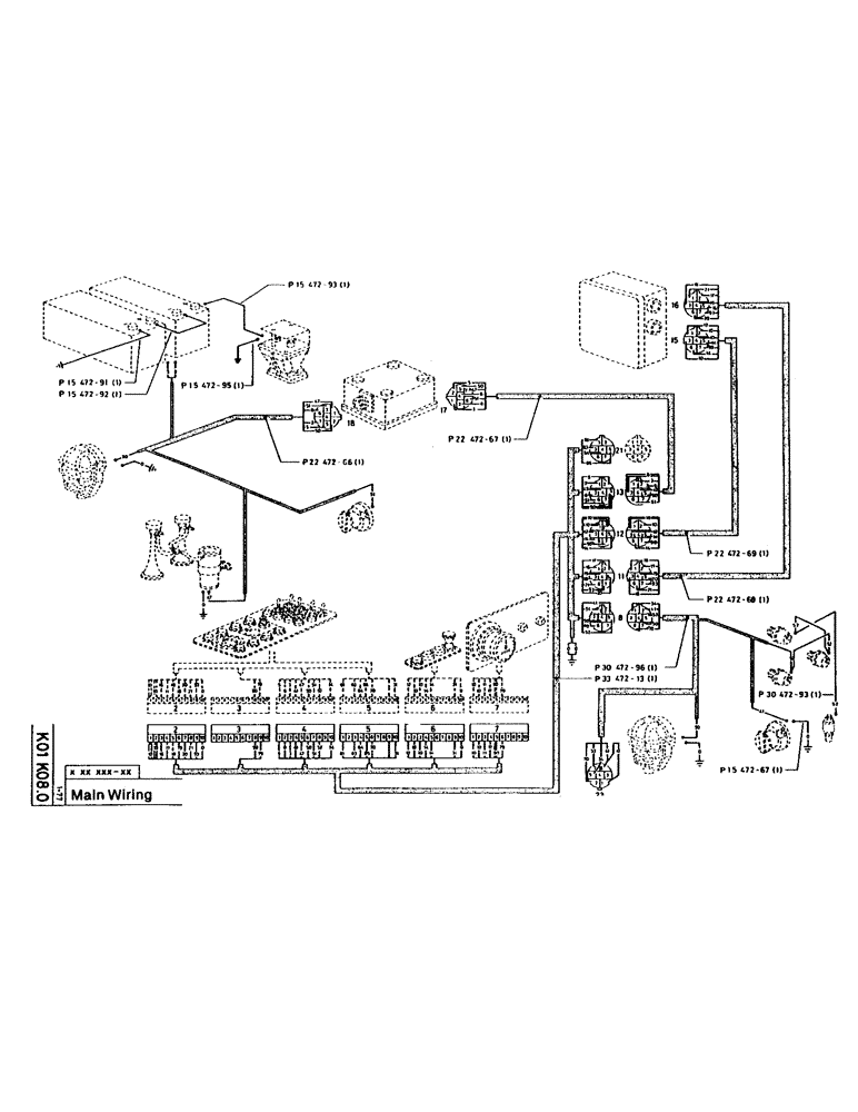 Схема запчастей Case 160CL - (73) - MAIN WIRING (06) - ELECTRICAL SYSTEMS