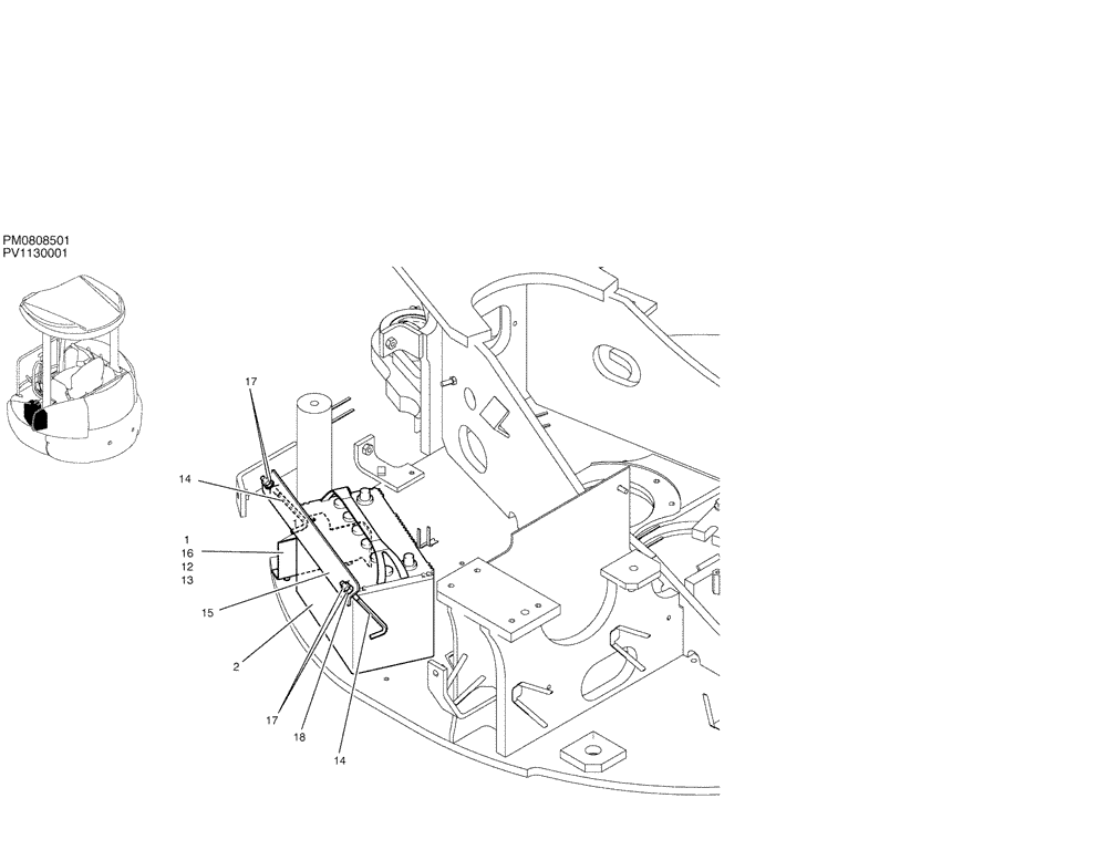 Схема запчастей Case CX27B - (01-071) - BATTERY INSTAL (55) - ELECTRICAL SYSTEMS