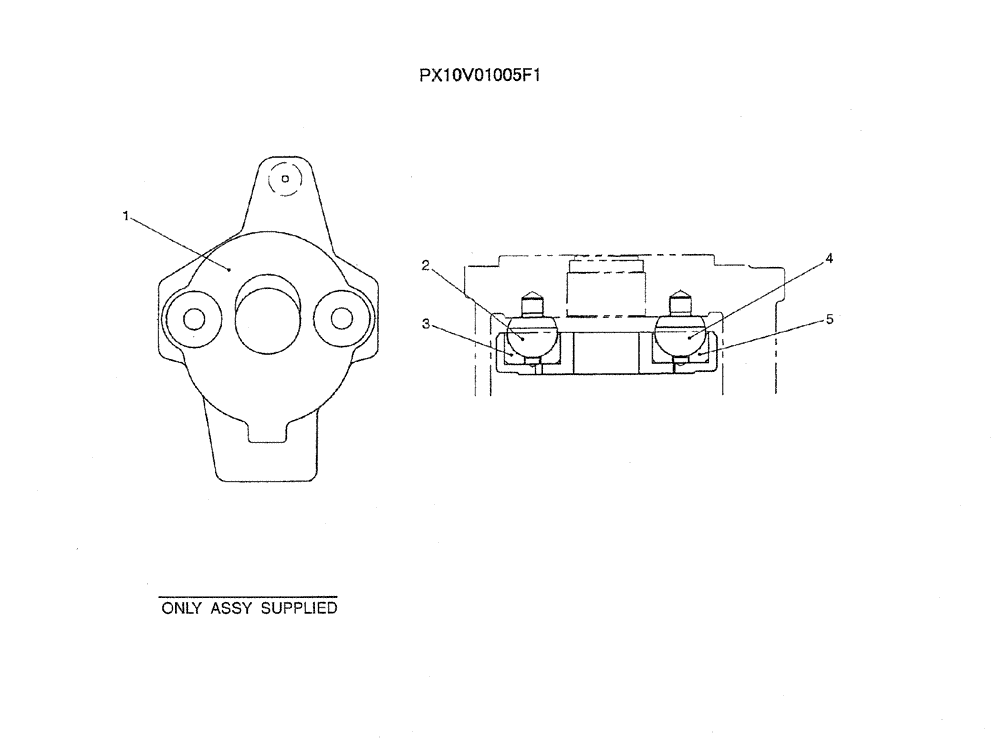 Схема запчастей Case CX36B - (07-026) - BLOCK ASSY ELECTRICAL AND HYDRAULIC COMPONENTS