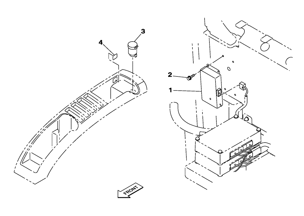 Схема запчастей Case CX350C - (04-003[00]) - ELECTRICAL CIRCUIT - TRANSFORMER (04) - ELECTRICAL SYSTEMS