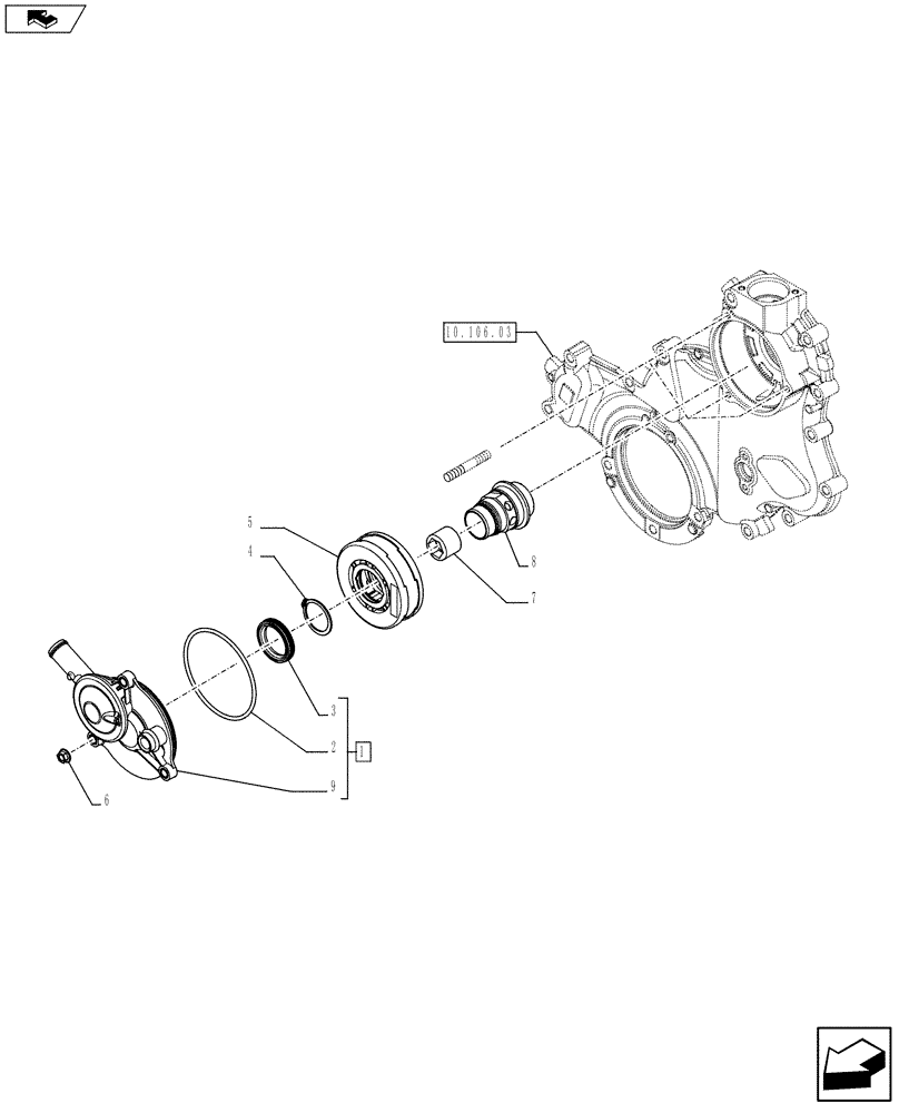 Схема запчастей Case F5HFL413B A001 - (10.101.03) - ENGINE BREATHERS (504381675) (10) - ENGINE