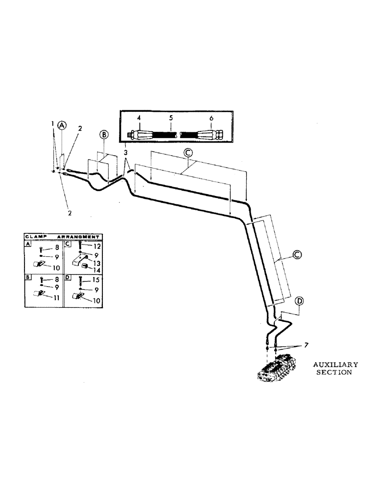 Схема запчастей Case 40YC - (F07) - "Y" BOOM HYDRAULICS FOR 4-IN-1 (07) - HYDRAULIC SYSTEM