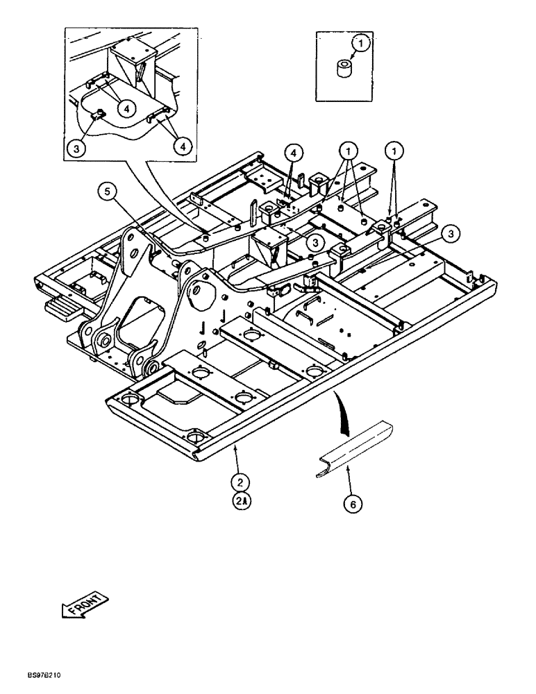 Схема запчастей Case 9030B - (9-012) - TURNTABLE, TIMBER KING MODELS (09) - CHASSIS