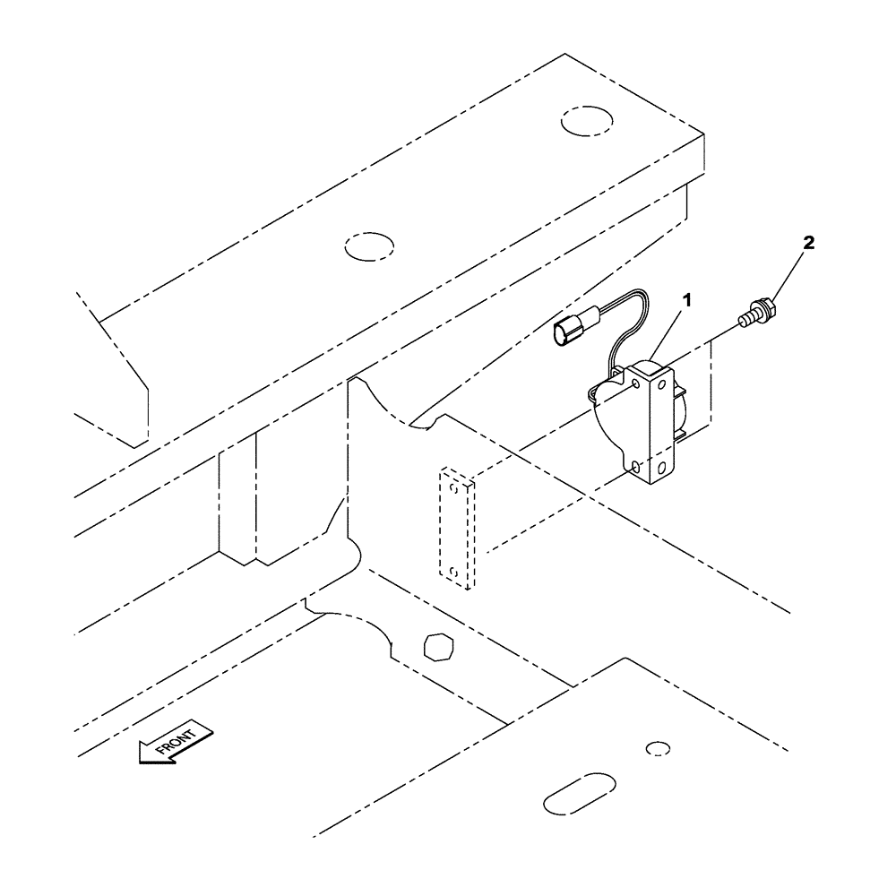 Схема запчастей Case CX350C - (04-013[00]) - TRAVEL ALARM (04) - ELECTRICAL SYSTEMS