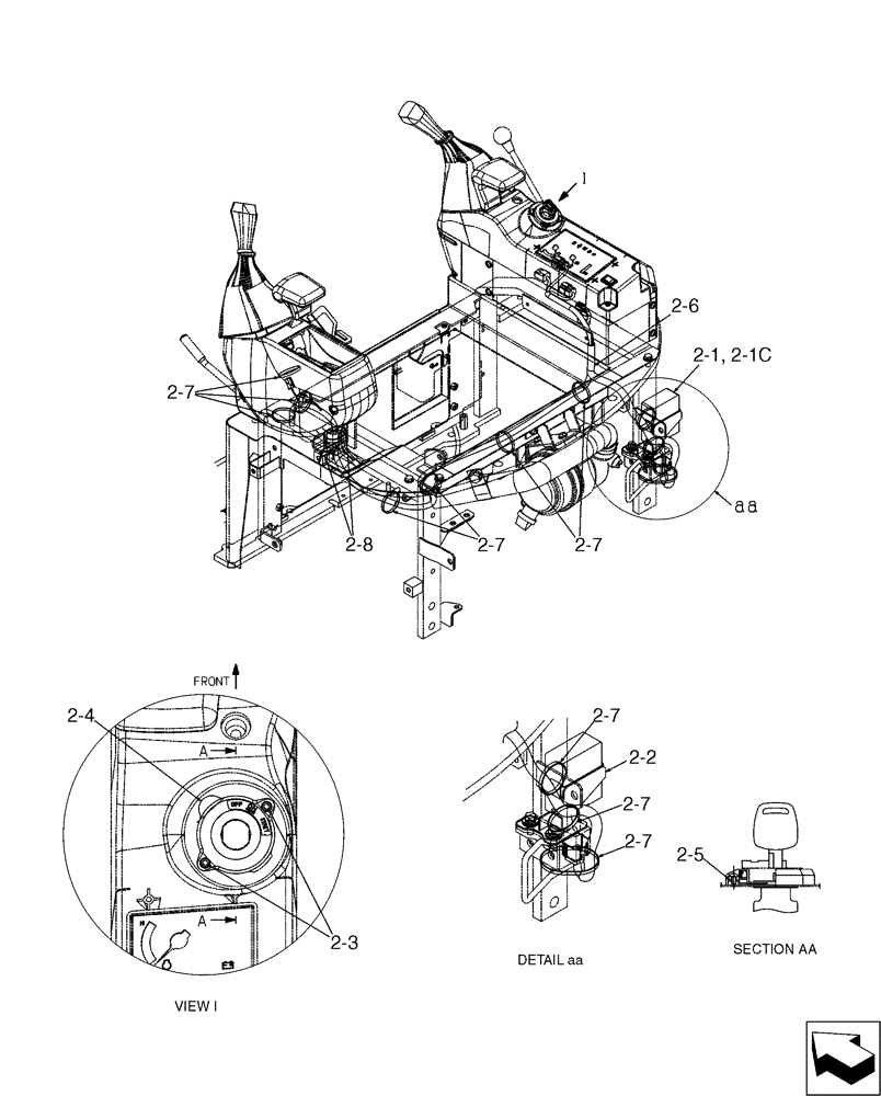 Схема запчастей Case CX17B - (05-003[02]) - ELEC ASSY - FOR ANTITHEFT (55) - ELECTRICAL SYSTEMS