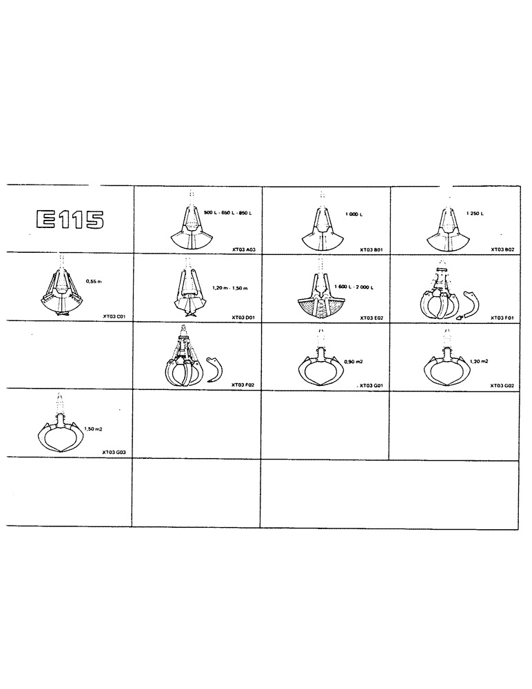 Схема запчастей Case 115CL - (0-26) - E115 