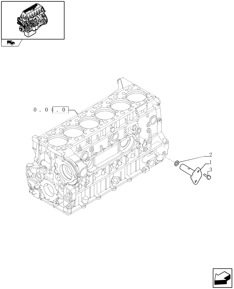 Схема запчастей Case F3BE0684J E902 - (0.30.3) - OIL PRESSURE REGULATION VALVE (99459425) 