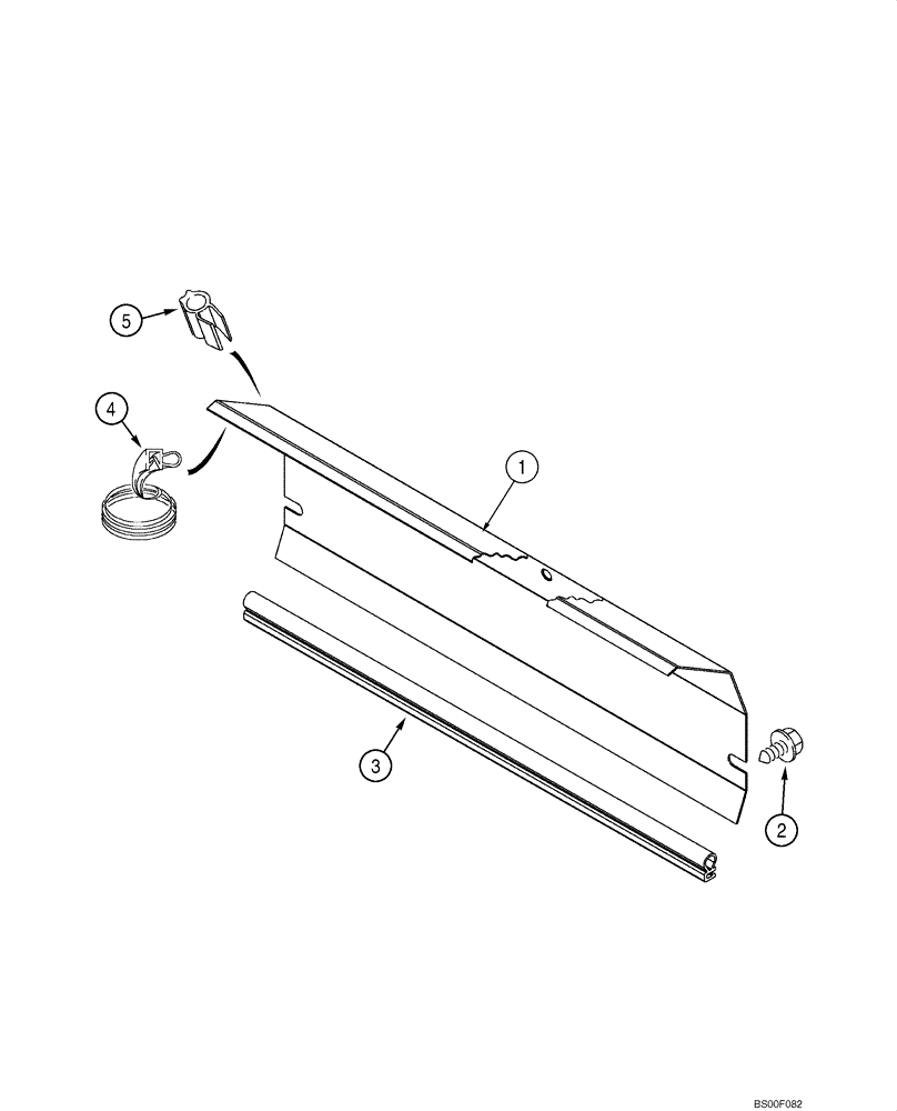 Схема запчастей Case 570MXT - (09-22) - BAFFLE - PLATE (MODELS WITHOUT AIR CONDITIONING) (09) - CHASSIS/ATTACHMENTS