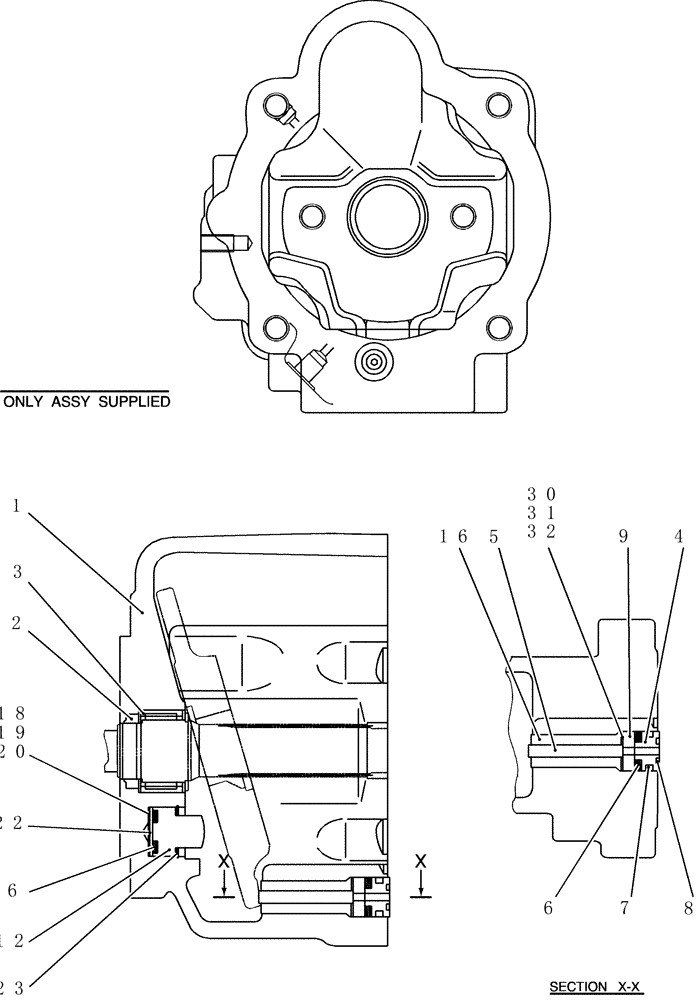 Схема запчастей Case CX31B - (HC408-01) - HOUSING ASSY (00) - GENERAL & PICTORIAL INDEX