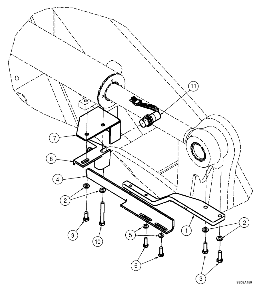 Схема запчастей Case 721E - (09-01) - CONTROL - RETURN-TO-DIG (Z BAR LOADER) (09) - CHASSIS