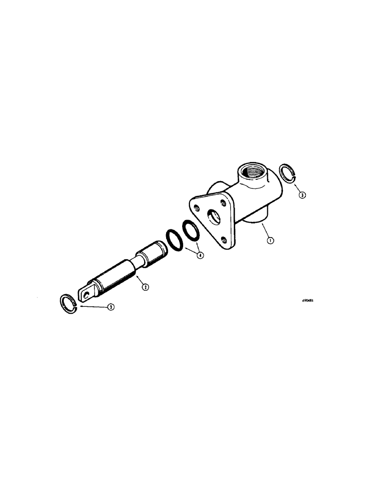 Схема запчастей Case W7 - (282[1]) - A13758 ACCUMULATOR VALVE (08) - HYDRAULICS