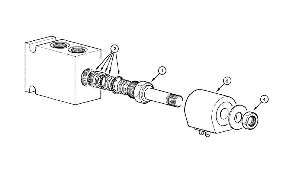 Схема запчастей Case 865 DHP - (8-126) - SADDLE LOCK - SOLENOID VALVE (08) - HYDRAULICS