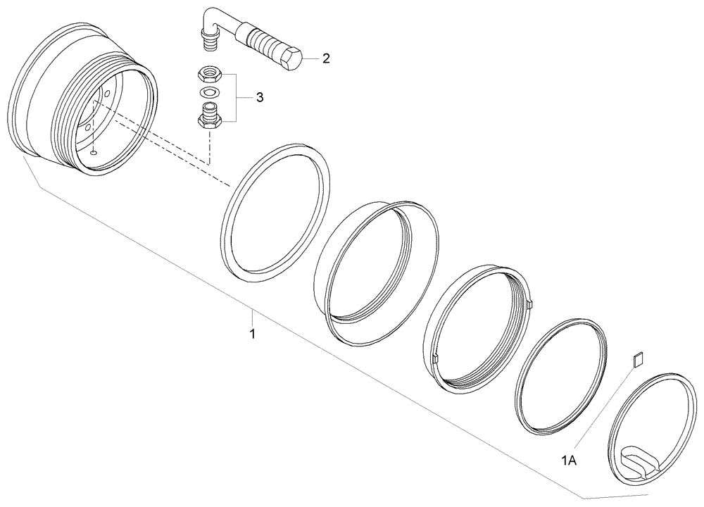 Схема запчастей Case 325 - (2.389/1[01]) - WHEELS (11) - AXLES/WHEELS