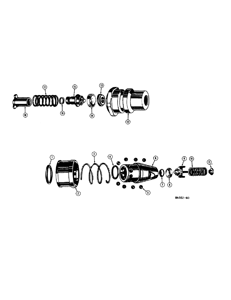 Схема запчастей Case 420BD - (152) - BREAK - AWAY COUPLING, PORTABLE HYDRAULIC CYLINDER AND HOSE 