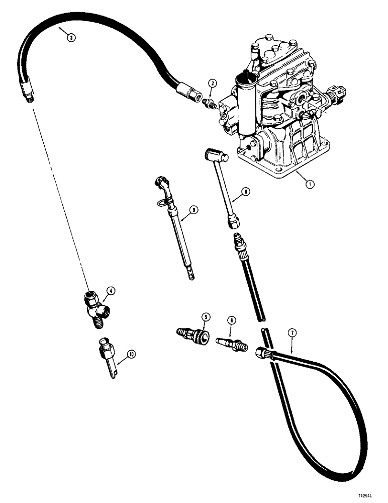 Схема запчастей Case 780 - (244) - BRAKE SYSTEM, TIRE INFLATION PARTS (07) - BRAKES