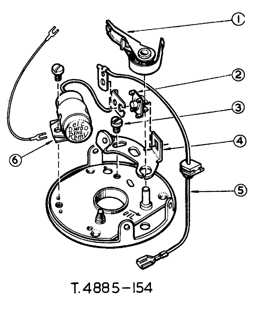 Схема запчастей Case 500 - (12-134) - CIRCUIT BREAKER ASSEMBLY PETROL ENGINE No Description