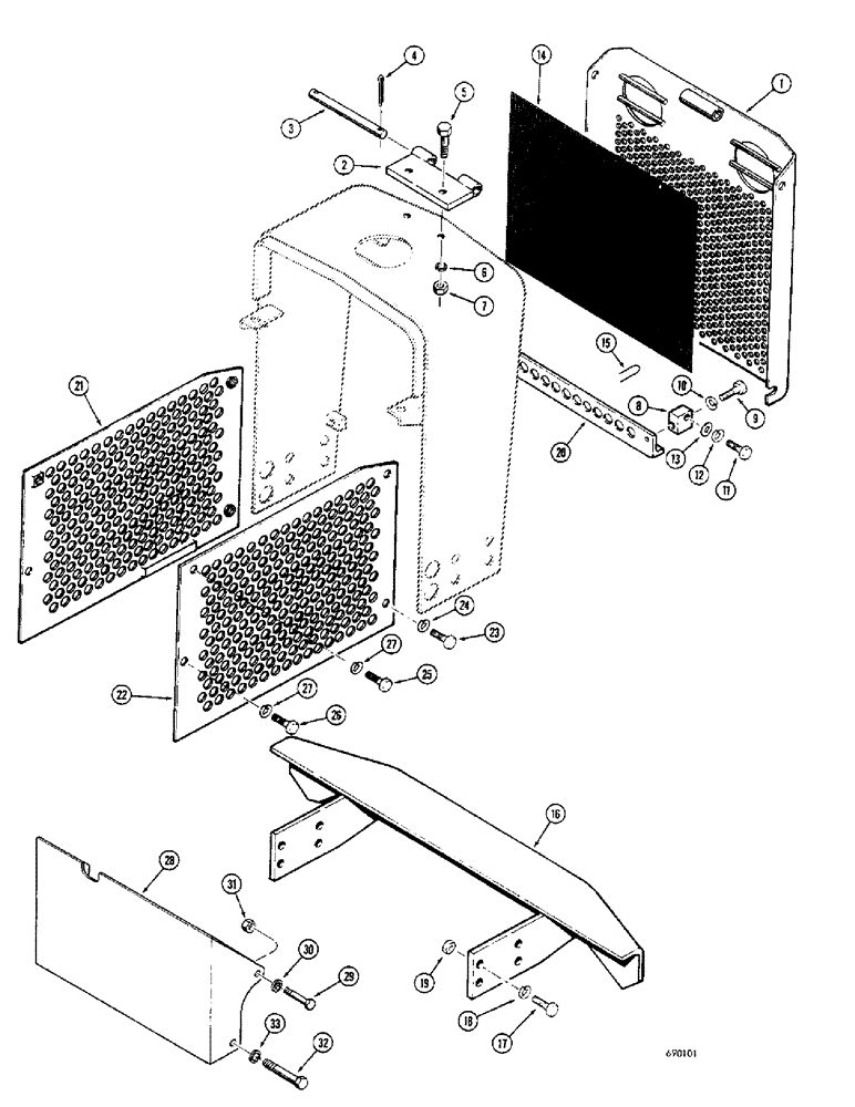 Схема запчастей Case 310G - (140) - FORESTRY ATTACHMENTS (05) - UPPERSTRUCTURE CHASSIS