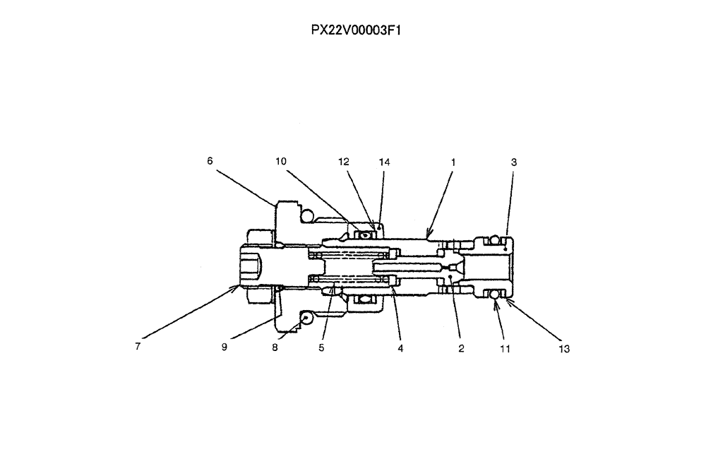 Схема запчастей Case CX31B - (07-019) - VALVE ASSY, RELIEF (35) - HYDRAULIC SYSTEMS