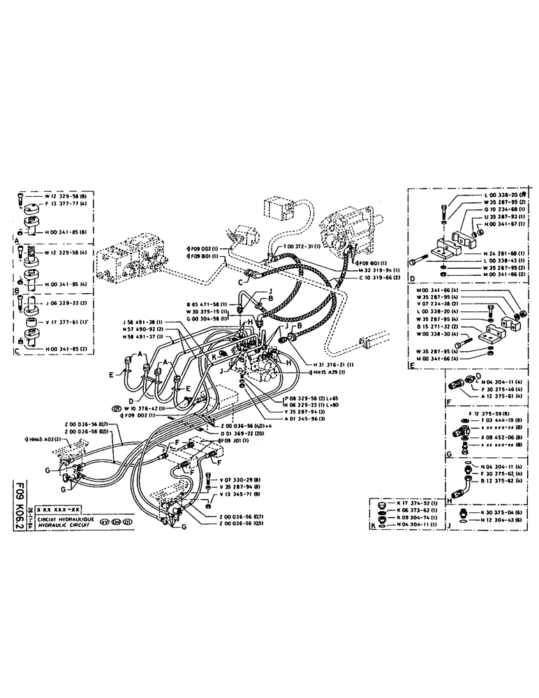 Схема запчастей Case 160CL - (129) - HYDRAULIC CIRCUIT (07) - HYDRAULIC SYSTEM