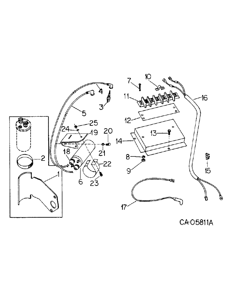 Схема запчастей Case 4130 - (08-1) - ELECTRICAL, IGNITION (06) - ELECTRICAL