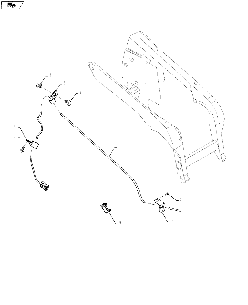 Схема запчастей Case TR320 - (55.512.BW[01]) - MULTIFUNCTION ELECTRICAL (SR175,SR200,SR220,SR250,TR270,TR320) (55) - ELECTRICAL SYSTEMS